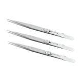 GemTrue Precision Slide Straight Tip Tweezers Electronics Jewelry Repair