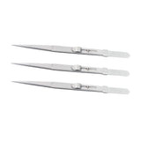 GemTrue Precision Slide Straight Tip Tweezers Electronics Jewelry Repair