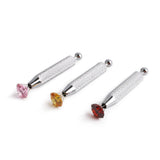 GemTrue Diamond Prong Grabber Jewelry Holder Tool Silver 50mm DK501A