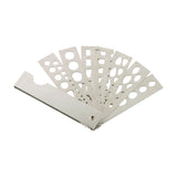 GemTrue Stainless Steel Diamond Gem Fan Gauge Stone Measuring Tool DK59023