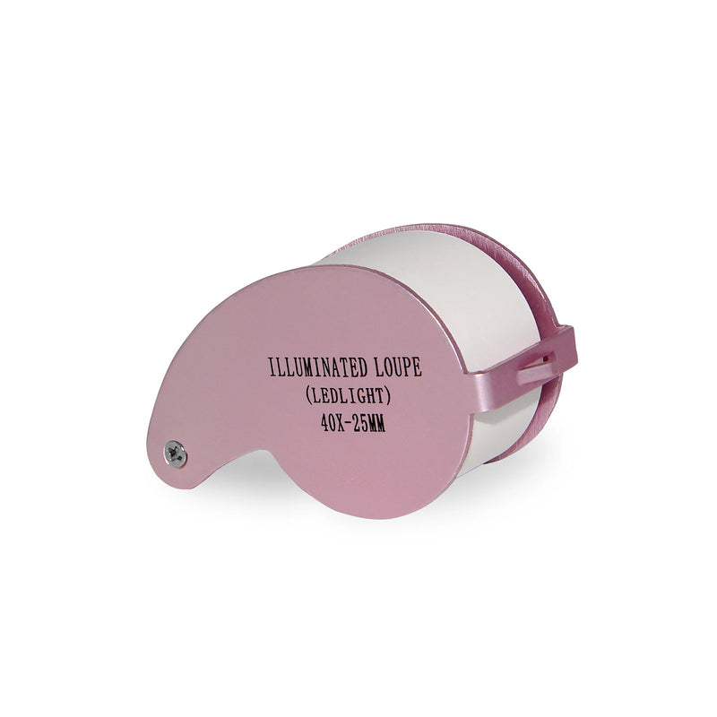 GemTrue Repair Tool Magnifying Glass LED Light Diamond Loupe 25mm 6x