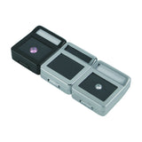 GemTrue Small Square Metal Box Jewelry Storage Case For Diamond Display Box