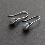 Labrodorite Faceted Gemstone Earrings for Women