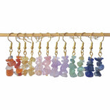 Gemstone Dangle Earrings | Healing Stone Earrings