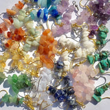 Gemstone Dangle Earrings | Healing Stone Earrings