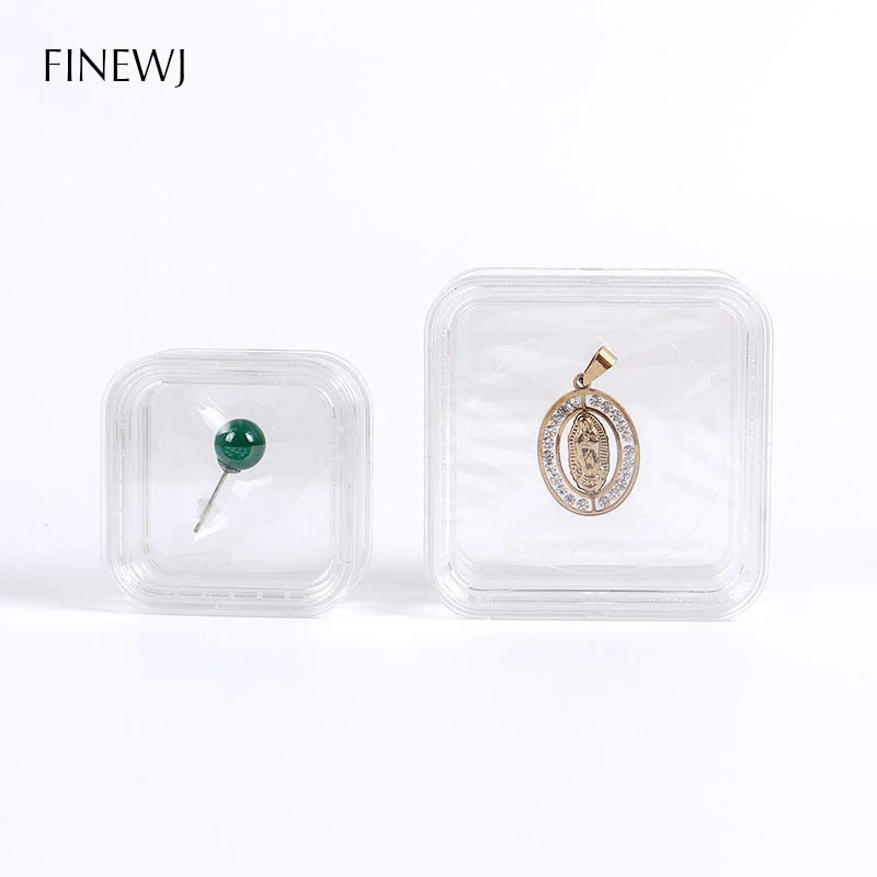 Gemstone Display Holder Case Elastic Film Jewelry Box
