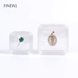 Gemstone Display Holder Case Elastic Film Jewelry Box