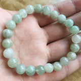 Light Green Calcite Jade Emerald Bracelet Healing Power Natural Stone Hand Chain