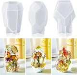 Gemstone Ore Faceted Bracelet Holder Jewelry Holder Silicone Mold