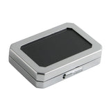 Gemstone Storage Box Loose Diamond Display Case Metal Jewelry Display Box