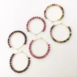 Gemstones Earrings Labradorite Opal Garnet Lapis Lazuli Turquoise Tourmaline