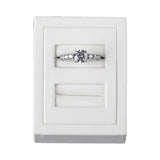 Gemtrue High DK2RT Jewelry Display Tool 50X60X35/15 Ivory Prop-2 Slot Ring Tower