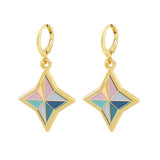 Genshin Impact 4 Point Star Earpin Earclip Earring