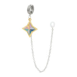 Genshin Impact 4 Point Star Earpin Earclip Earring