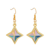Genshin Impact 4 Point Star Earpin Earclip Earring