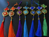Genshin Impact Mondstadt Tassels Keychain 7 Element Weapons Key Ring