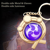 Genshin Impact Metal Keychain - Anime Bag Pendant Fans Gift