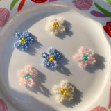 Crystal Pearl Woven Hair Accessories 2pcs
