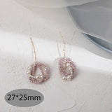 Crystal Pearl Woven Hair Accessories 2pcs