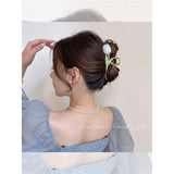 Large Metal Hairpin Flower Shark Clip Hair Accessories