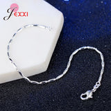 Women's 925 Sterling Silver Olive Bead Bangle Bracelet, Wedding Gift