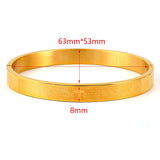 Men Cuff Bracelet Cable Wire Rope Cross Set Stainless Steel Bracelet
