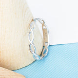925 Silver Love Ring Wedding Jewelry Gift