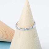 925 Silver Love Ring Wedding Jewelry Gift