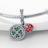 925 Silver Leaf Charm for 3mm Bracelet, Ladies Gift