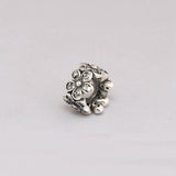 925 Silver Dazzling Daisies Flower & Clear CZ Charms for Bracelets