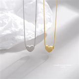 925 Silver Heart Pendant Necklace with Chain