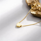 925 Silver Heart Pendant Necklace with Chain
