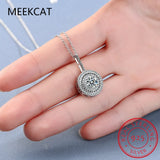 925 Sterling Silver Women's Spinel Pendants Necklace