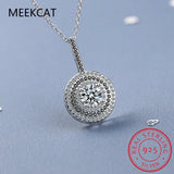 925 Sterling Silver Women's Spinel Pendants Necklace