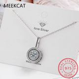925 Sterling Silver Women's Spinel Pendants Necklace