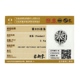 925 Sterling Silver Snowflakes Charm Beads for Bracelet Making