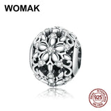 925 Sterling Silver Snowflakes Charm Beads for Bracelet Making
