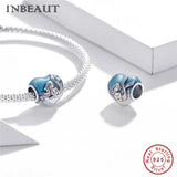925 Sterling Silver Mermaid Charms Beads for Bracelets Making
