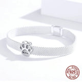 925 Sterling Silver Cat Claw Charm for Reflexions Bracelet