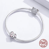 925 Silver Girl Heart Charm for Bracelet Pendant