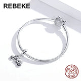 925 Silver Pendant Motorcycle Charm for Women