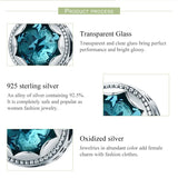 925 Silver Starry Sky Crystal Glass Beads for Bracelet Pendant Jewelry Making