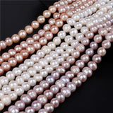 7-10mm Natural Pearl Beads for Jewelry Making
