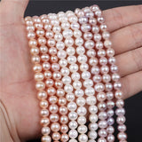 7-10mm Natural Pearl Beads for Jewelry Making