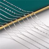 S925 Sterling Silver Snake Chain Necklace For Women