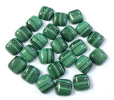 Malachite Cushion Gemstone 10pcs/Lot For Jewelry Making