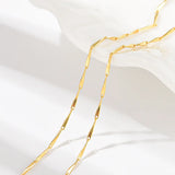 14k Water Wave Chain Necklace 18 Inches Pendant Jewelry Gift
