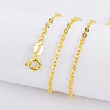 14k Water Wave Chain Necklace 18 Inches Pendant Jewelry Gift