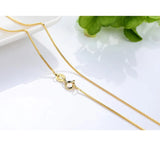 14k Water Wave Chain Necklace 18 Inches Pendant Jewelry Gift