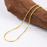 14k Water Wave Chain Necklace 18 Inches Pendant Jewelry Gift